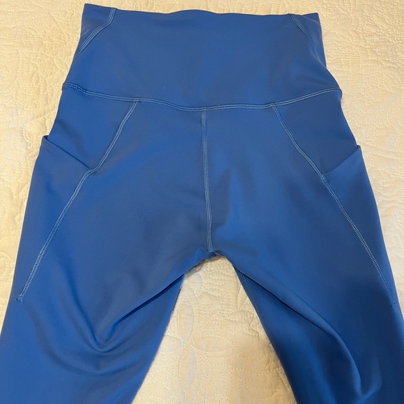 New Blue Wunder Train HR Tight 28” with Pockets Size 6, Color: Pool - Picture 8 of 14